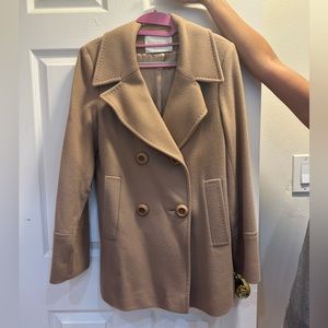 Beige Wool Coat